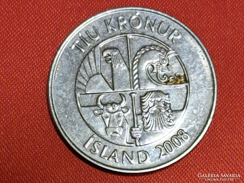 2008. Izland 10 Korona  (1805)