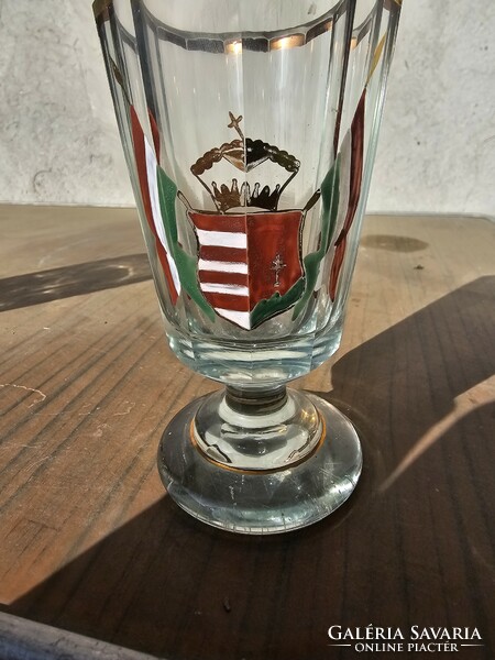 Antique cup with coat of arms! Rare..