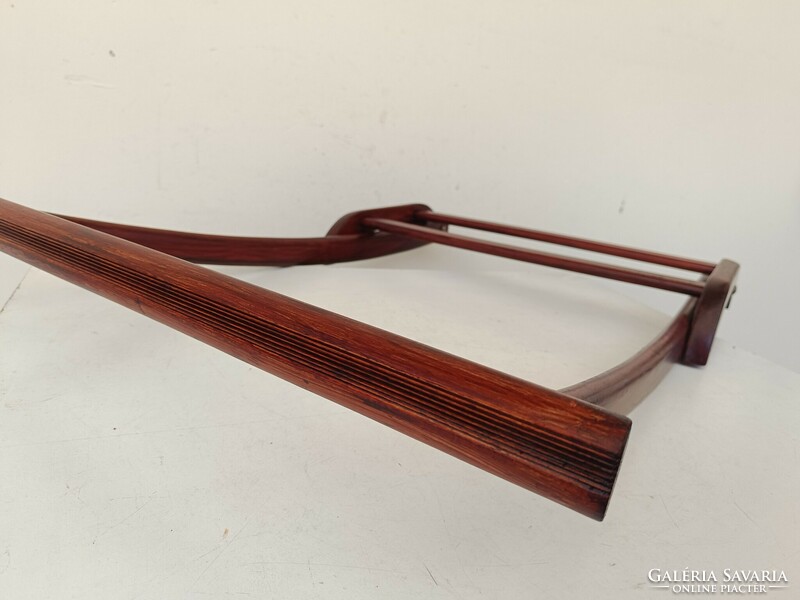 Antique valet wooden hanger scarf tie holder clothes dryer folding furniture 810 8788