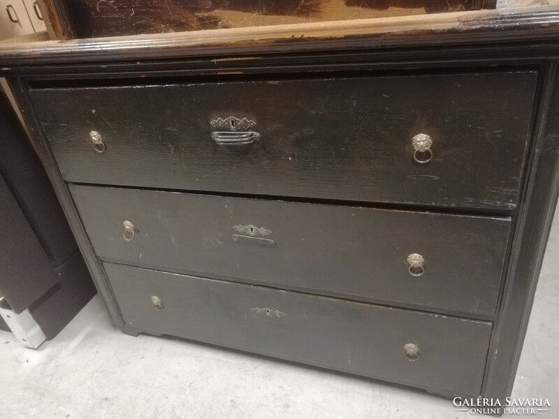 Antique large chest of drawers