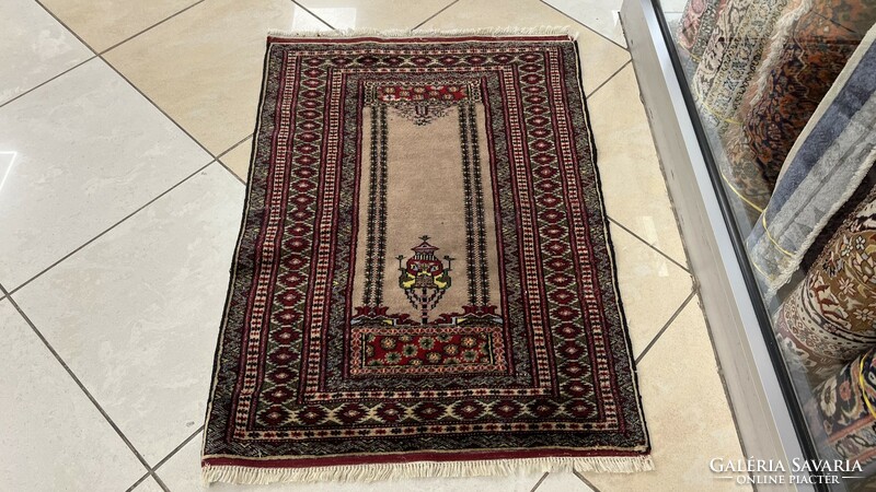 3497 Pakistani handmade woolen Persian prayer rug 65x90cm free courier