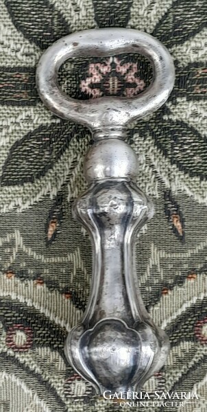 Antique silver serving handle