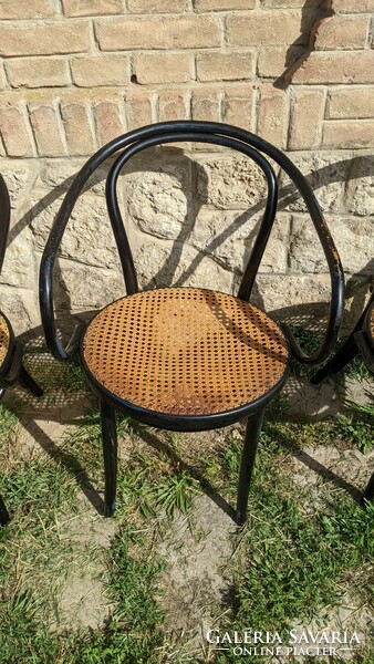 Polish or Austrian thonet chairs with armrests