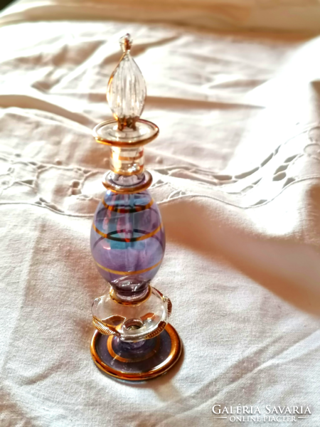 Egyiptomi parfümös üvegcse 12 cm.   14.
