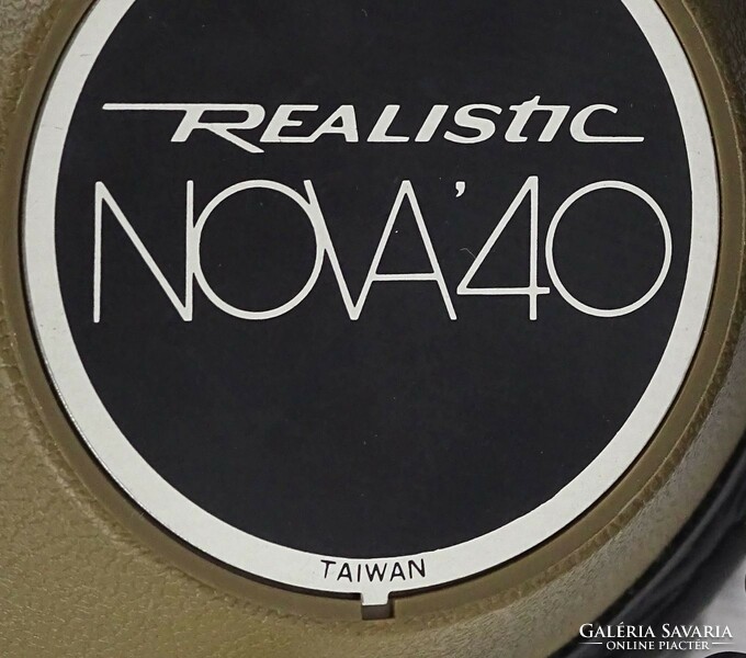 1R085 Ritka vintage Realistic Nova 40 fejhallgató