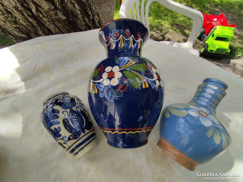 Mezőtúri és hódmezővásárhelyi kerámia vázák, bokály