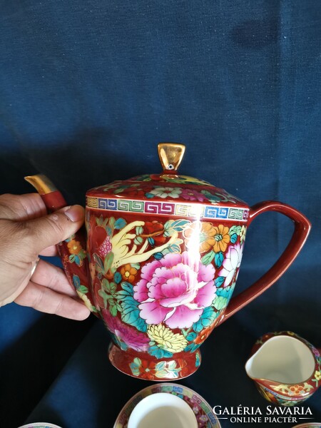 Kézzelfestett kínai teás szervíz!