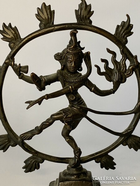 Dancing shiva bronze statue, buddha god