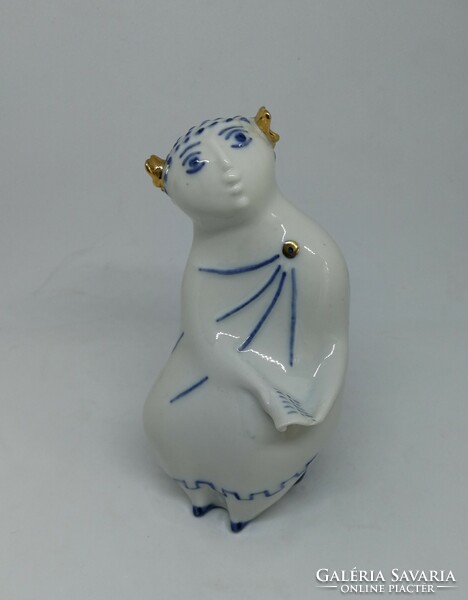 Zsolnay porcelain Turkish John figure!