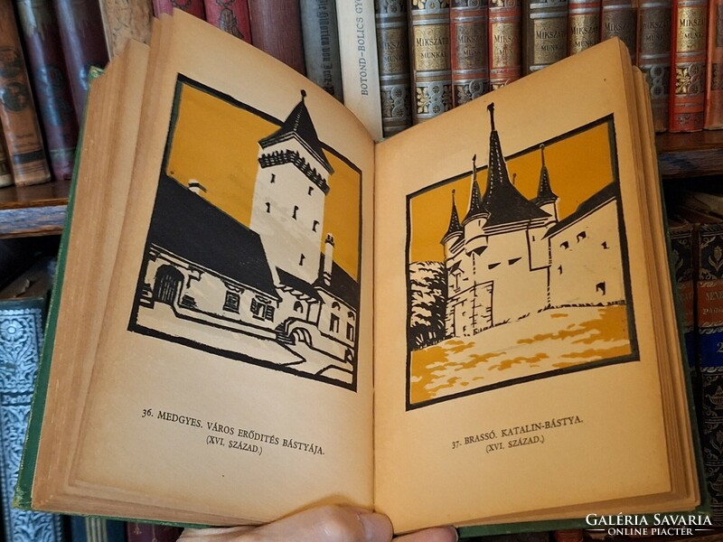 1930-ELSŐ ANYAORSZÁGI KIADÁS- KÓS KÁROLY: ERDÉLY -KULTÚRTÖRTÉNRTI VÁZLAT- 60 fametszettel illusztrál