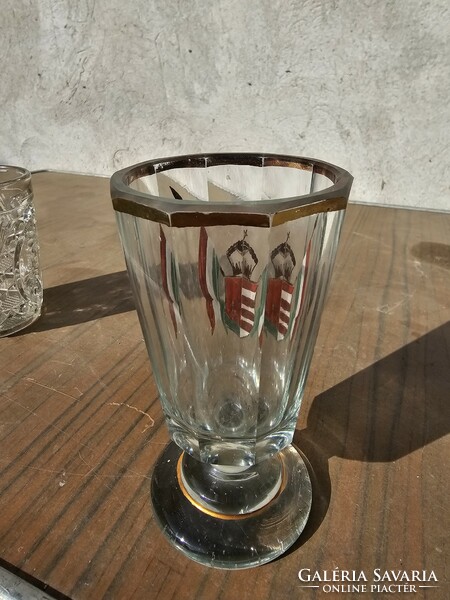 Antique cup with coat of arms! Rare..