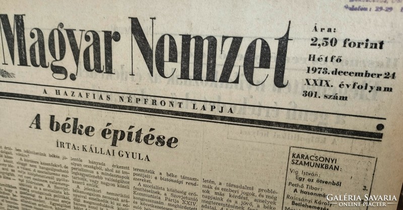 1974 július 2  /  Magyar Nemzet  /  Újság - Magyar / Napilap. Ssz.:  27167