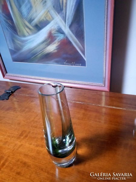 16 cm crystal vase. XX