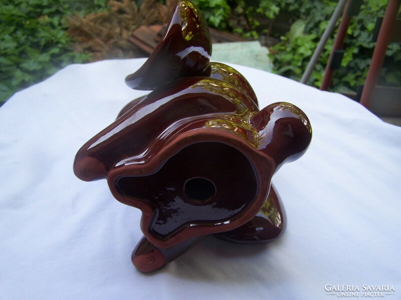 Small plastic dog figure - the work of ceramic artist Gyula Kovács