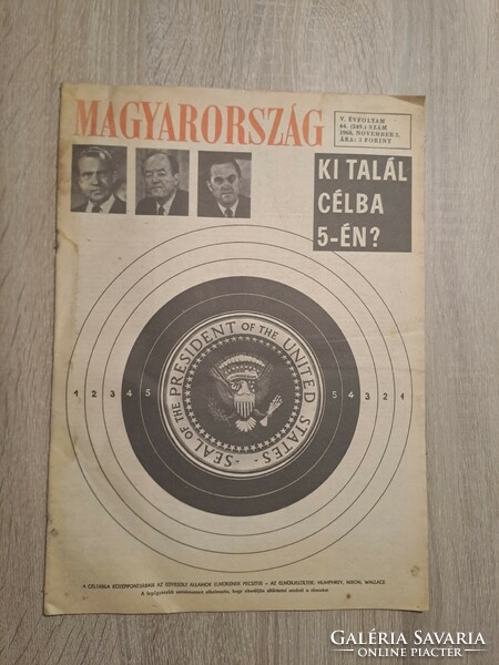 1968. november 3. MAGYARORSZÁG újság