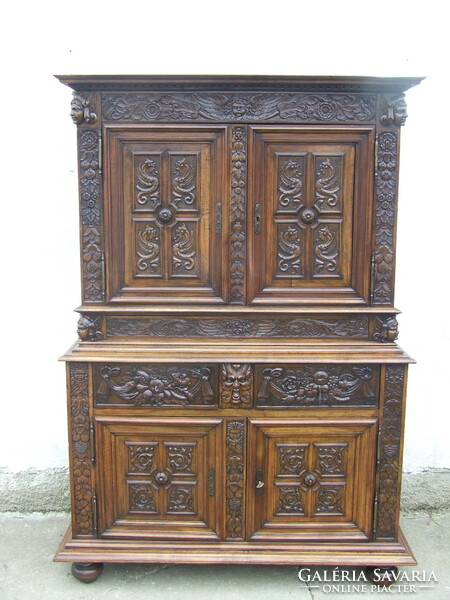 Renaissance carved sideboard