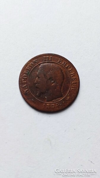 2 Centime 1854 W ( Lille )  Franciaország