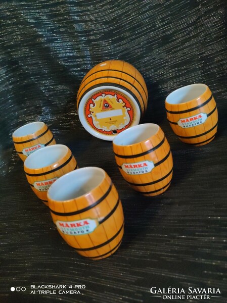 A rare set from Hólloháza Budafoki