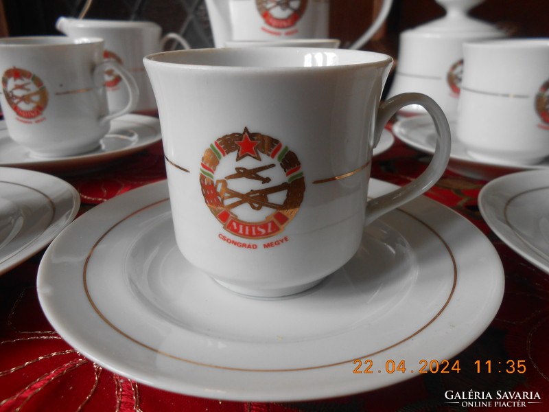 Alföldi mhsz coffee set, very rare