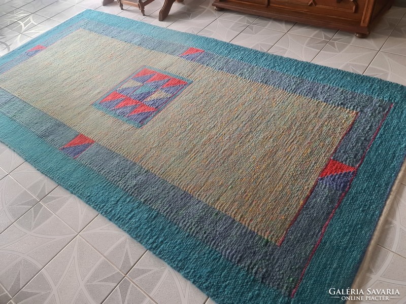 Handmade wool rug 300 x 150 cm