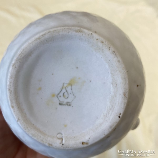 Porcelain belly mug from Kőbánya
