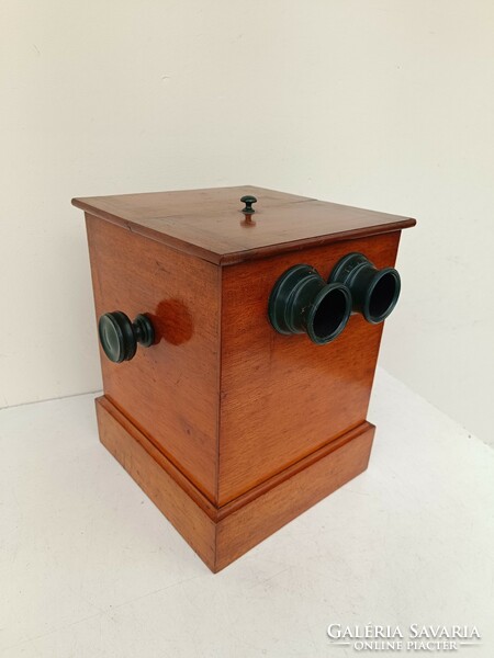 Antique stereo optical image viewing machine stereoscope 860 8763