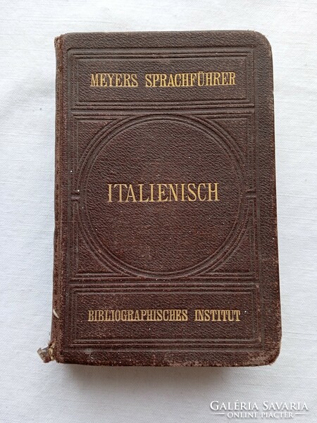 Italienisch Sprachführer (német nyelvű olasz kifejezésgyűjtemény) 1901