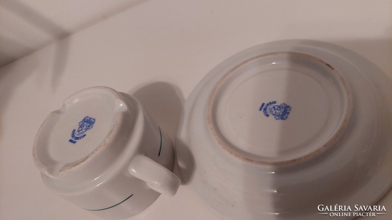 HBH alföldi porcelán  mokkás csésze aljjal