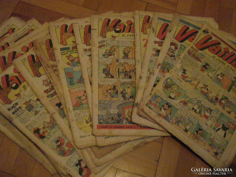 15 vaillant French comics newspaper /predecessor of pif