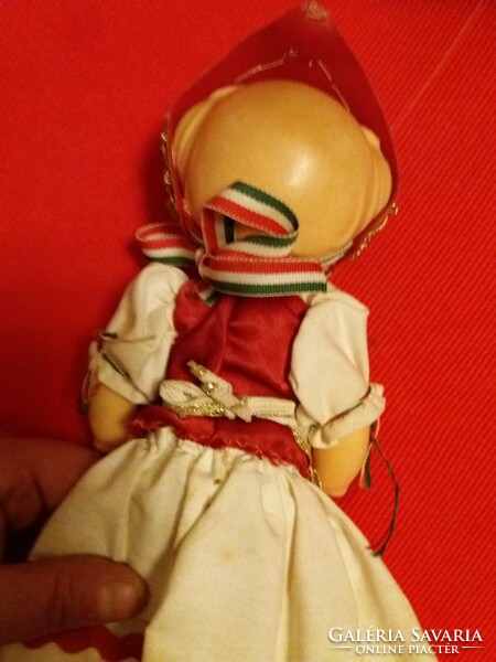 Antique plastic peasant folk costume doll 20 cm, good condition according to the pictures