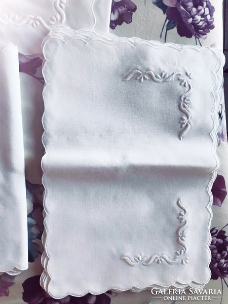 Damask tablecloth, tablecloth, napkin set
