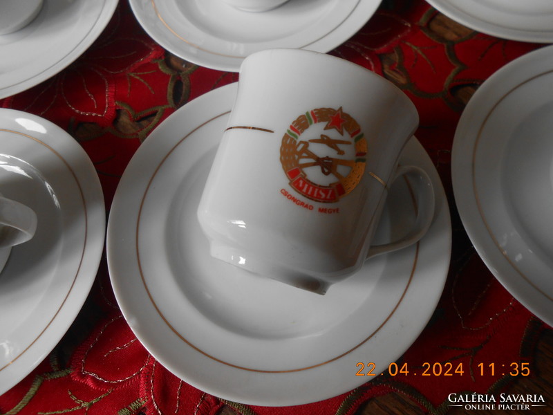 Alföldi mhsz coffee set, very rare