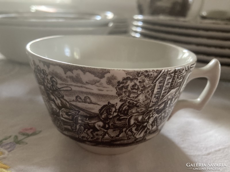 English porcelain tableware