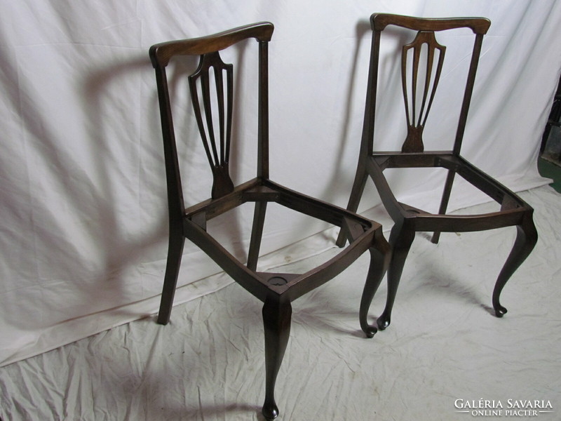 2 antique Chippendale chairs (restored)