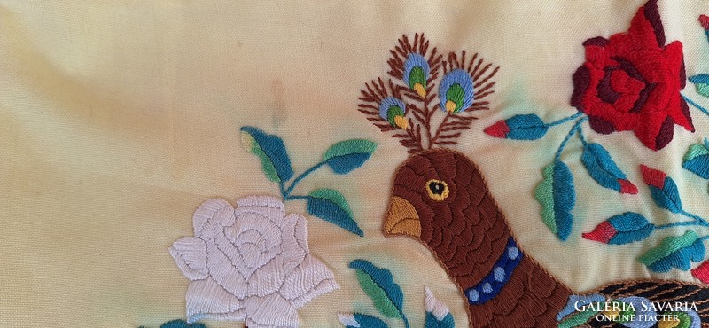 Embroidered cushion cover, handwork 47 x 36 cm.