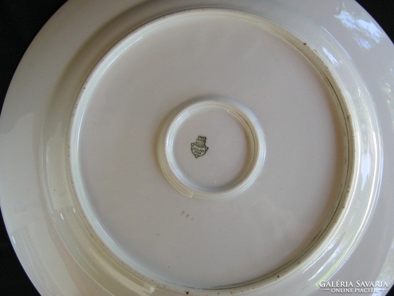Zsolnay porcelán nagy kínáló tál 30 cm