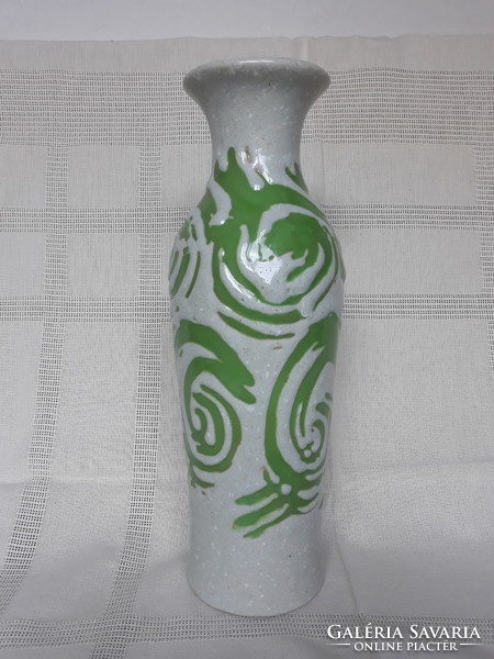 Large juried ceramic vase, 32.5 cm