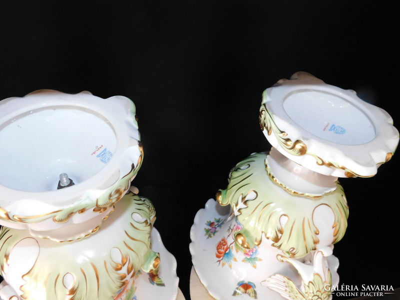 A pair of Herend Victoria Baroque vases