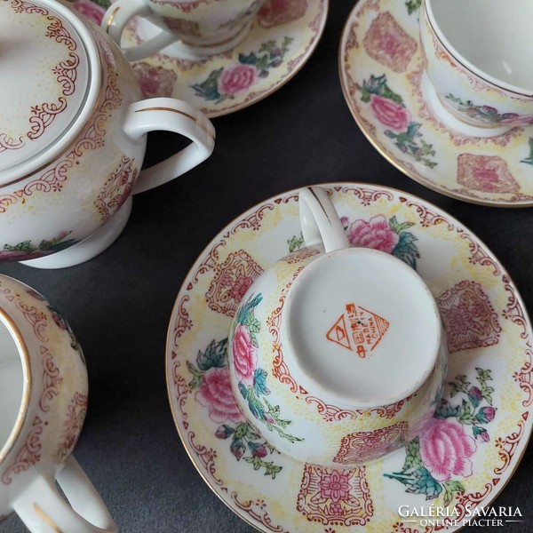 Kínai porcelán teás készlet