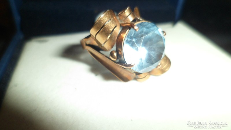 Art deco gold ring