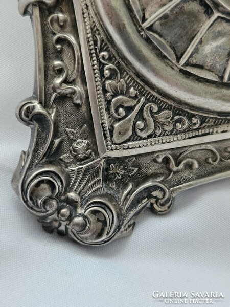 1840 Antique silver, figural, with bird decoration, rare!