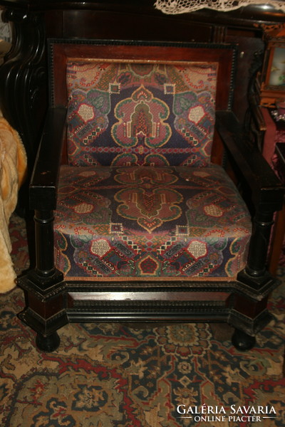 Antique art-deco armchair