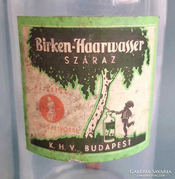 Birken Haarwasser KHV Budapest nyírfa hajszesz üveg 2db 1000ml