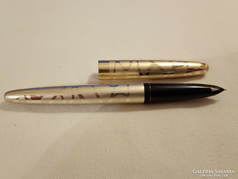 Fountain pen 042 white feather 608 Chinese 14cm retro