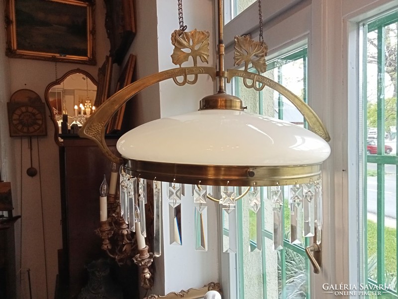Art Nouveau lamp chandelier