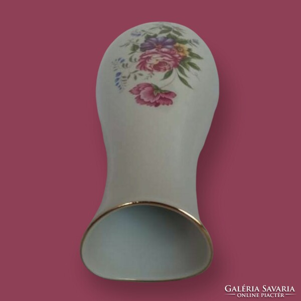 Hollóház dawn patterned porcelain vase