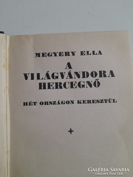 Megyery Ella A világvándora hercegnő