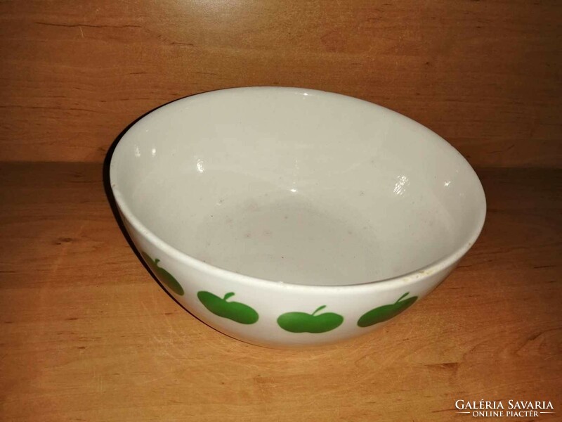 Old granite green apple bowl - 22 cm (7/p)