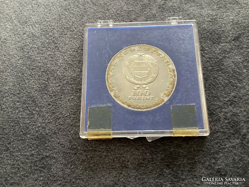 1974 Kgst, - silver 100 HUF commemorative coin 1974.