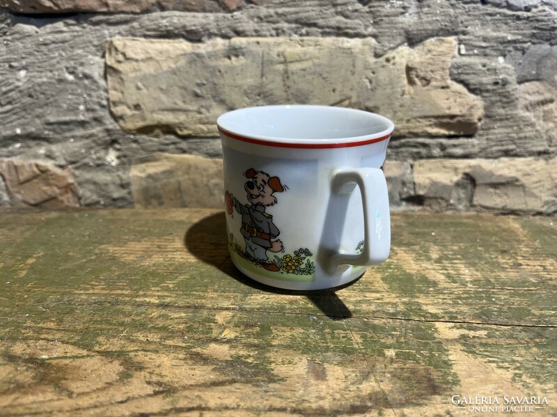 Forest captain mug, Zsolnay fairy tale mug